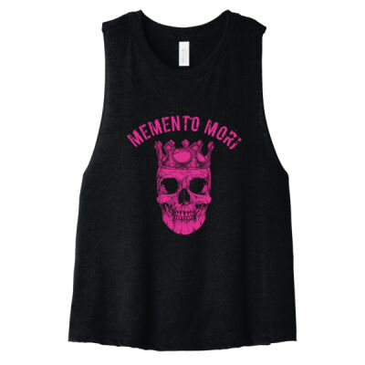 Memento Mori Ladies Cropped Racerback Thumbnail