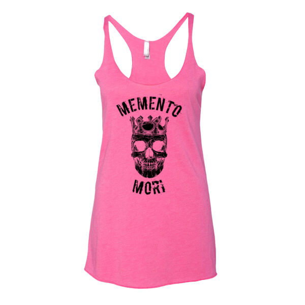 Women's Tri-Blend Racerback Tank Raw Edge Look Thumbnail