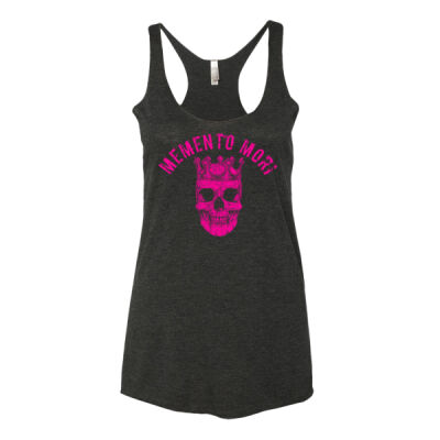 Memento Mori Triblend Racerback Tank Thumbnail