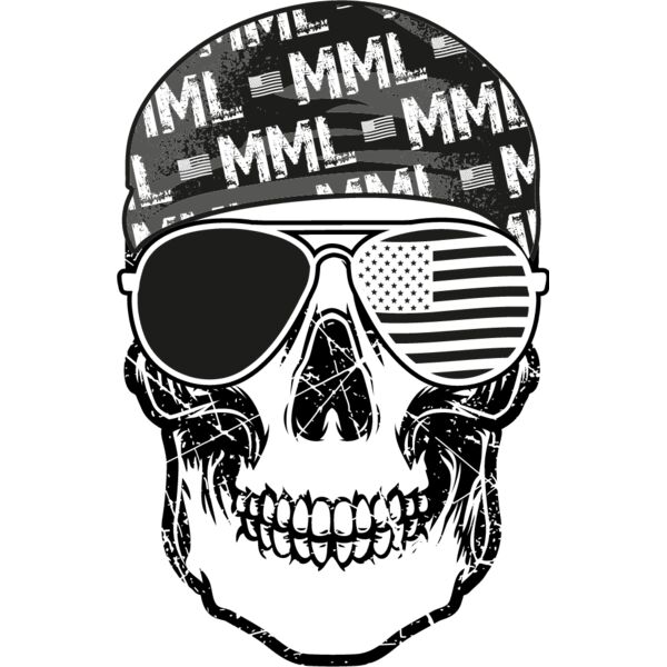 Skull Bandana with Flag_no white Thumbnail