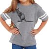 Rabbit Skins Toddler Fine Jersey Football T-Shirt Thumbnail