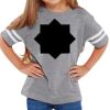 Rabbit Skins Toddler Fine Jersey Football T-Shirt Thumbnail