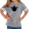 Rabbit Skins Toddler Fine Jersey Football T-Shirt Thumbnail