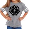 Rabbit Skins Toddler Fine Jersey Football T-Shirt Thumbnail