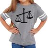 Rabbit Skins Toddler Fine Jersey Football T-Shirt Thumbnail