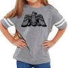 Rabbit Skins Toddler Fine Jersey Football T-Shirt Thumbnail