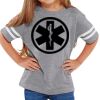 Rabbit Skins Toddler Fine Jersey Football T-Shirt Thumbnail