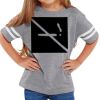 Rabbit Skins Toddler Fine Jersey Football T-Shirt Thumbnail
