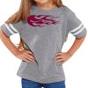 Rabbit Skins Toddler Fine Jersey Football T-Shirt Thumbnail