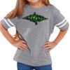 Rabbit Skins Toddler Fine Jersey Football T-Shirt Thumbnail