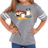 Rabbit Skins Toddler Fine Jersey Football T-Shirt Thumbnail