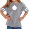 Rabbit Skins Toddler Fine Jersey Football T-Shirt Thumbnail