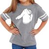Rabbit Skins Toddler Fine Jersey Football T-Shirt Thumbnail